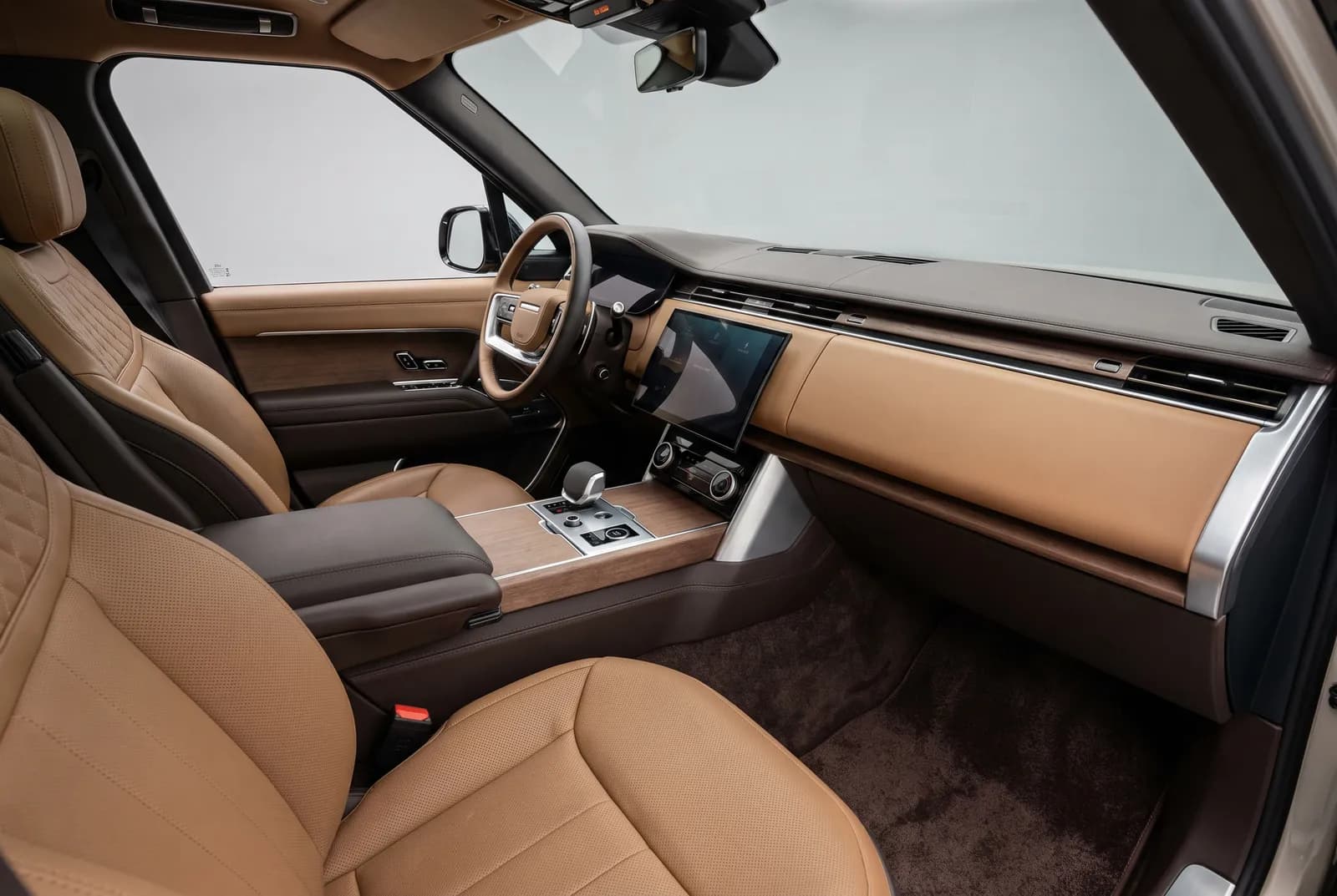 Interieur van een Range Rover
